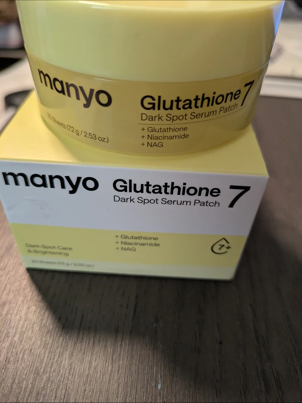 Manyo Glutathione 7 Dark Spot Serum Patch — Yellow
